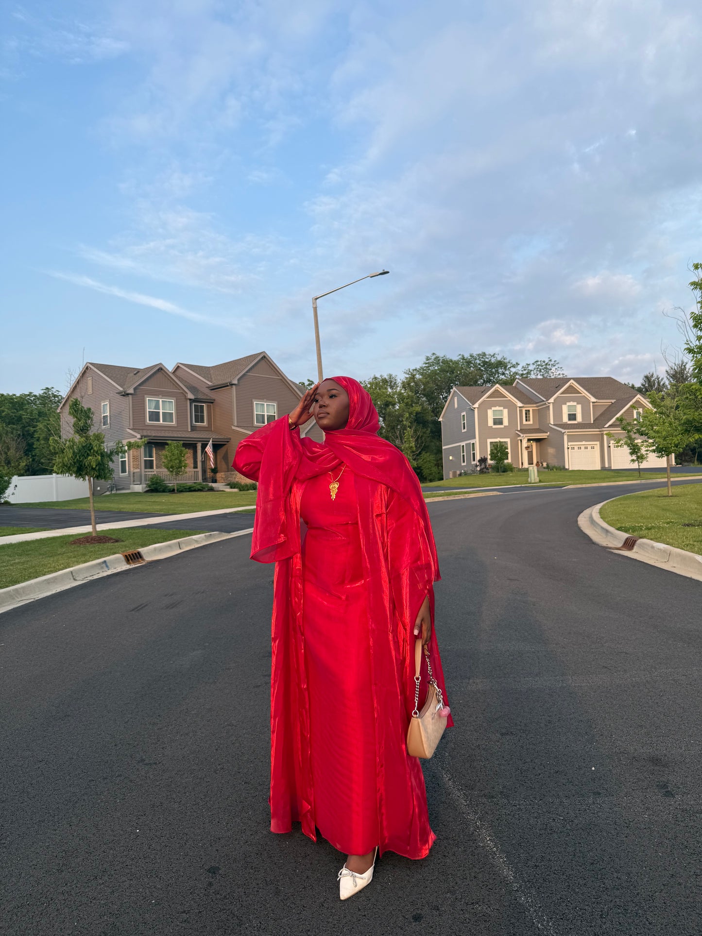 Nasiba Abaya - Red