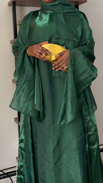 Nasiba Abaya - Emerald Green