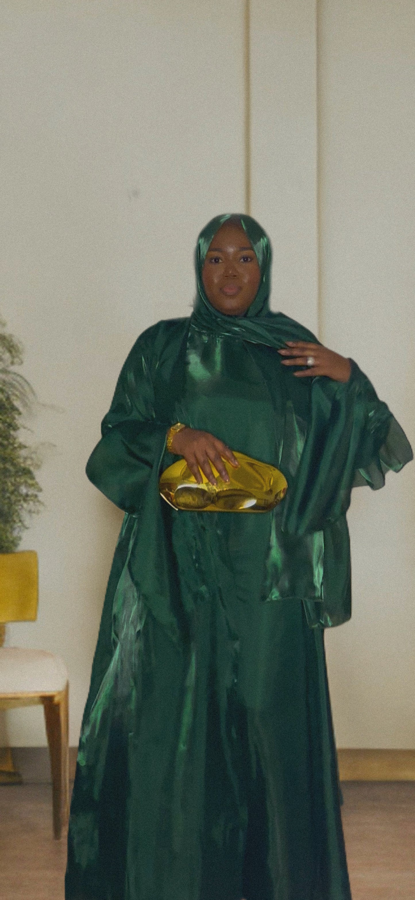 Nasiba Abaya - Emerald Green