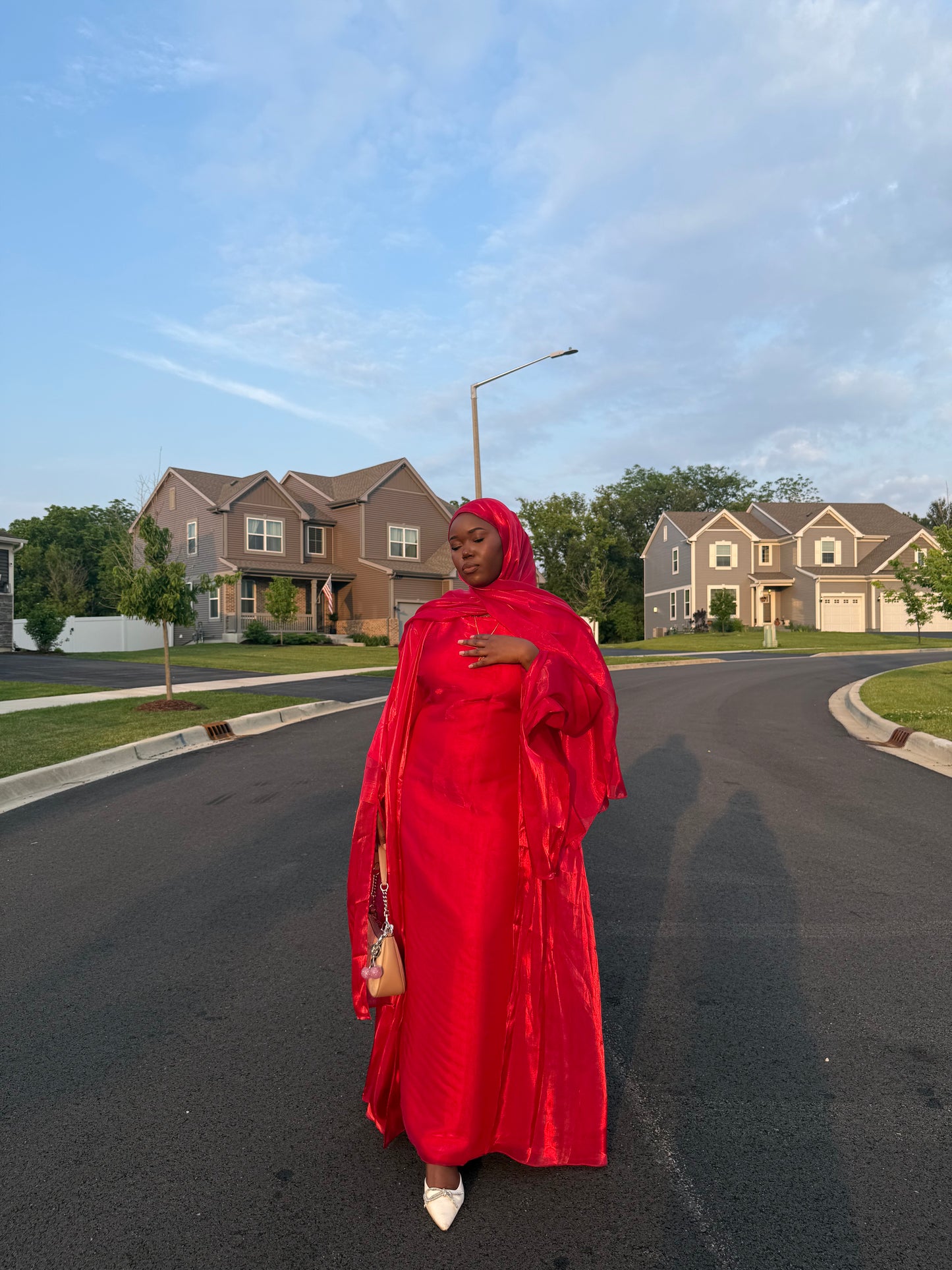 Nasiba Abaya - Red