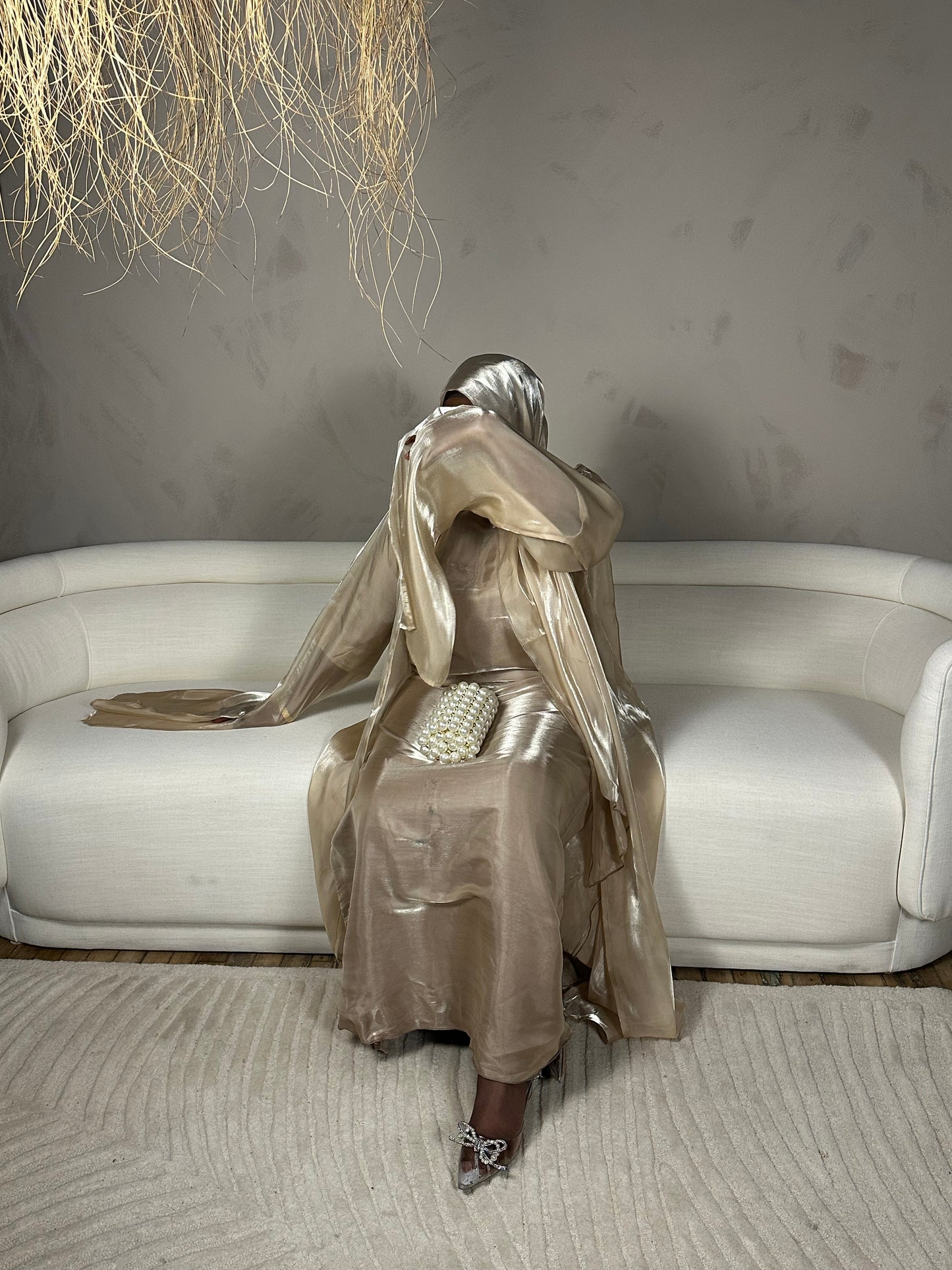 Nasiba Abaya - Champagne