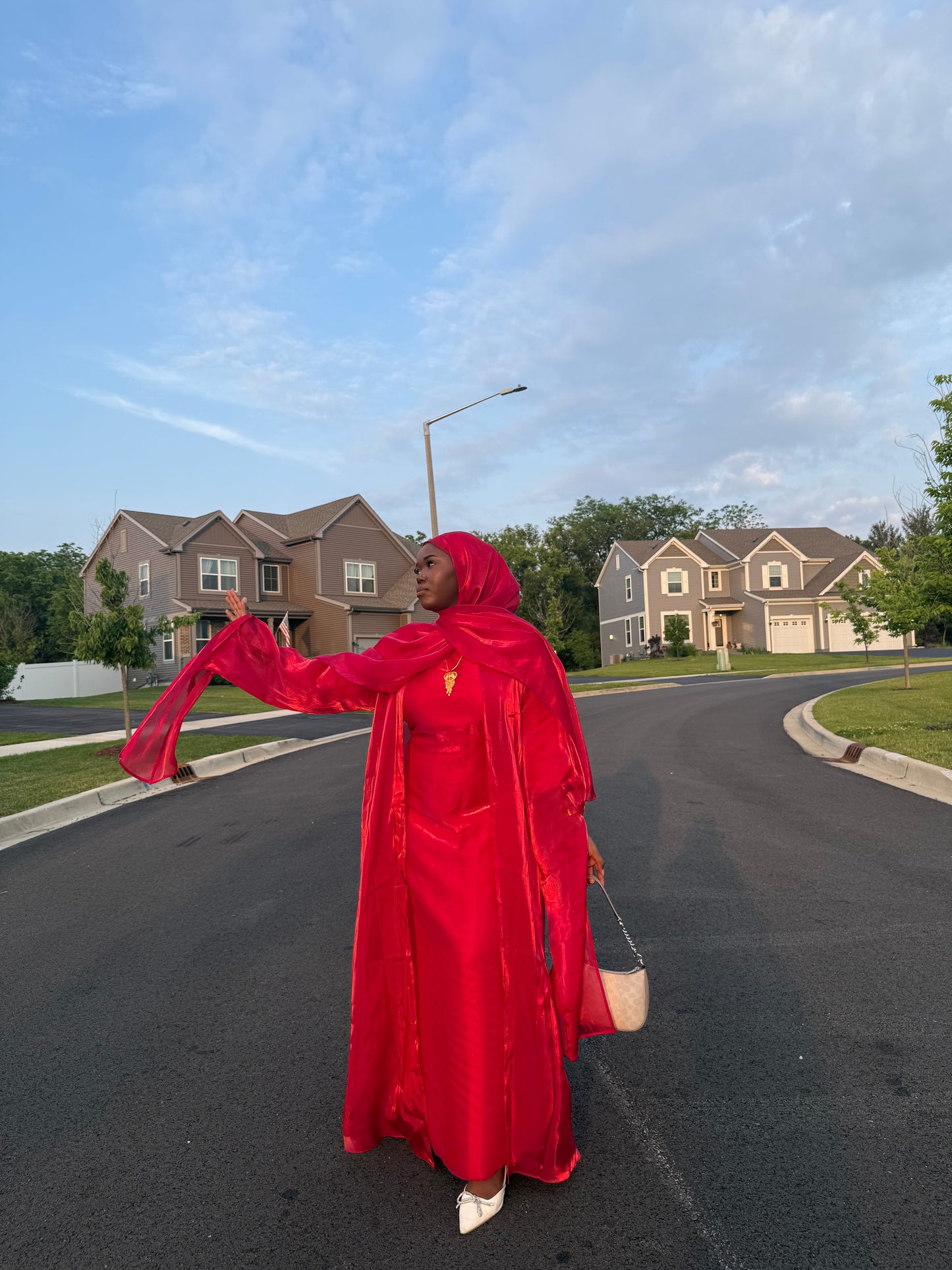 Nasiba Abaya - Red
