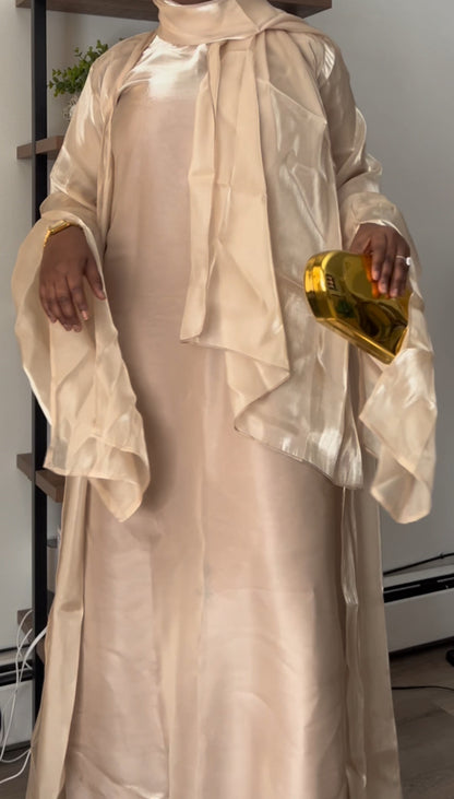 Nasiba Abaya - Champagne