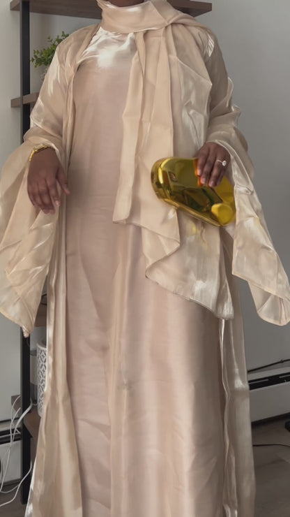 Nasiba Abaya - Champagne